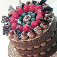 Birthday Cake - Chocolate and Berries